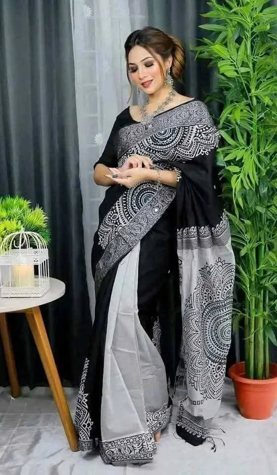 🌸 নকশি টাঙ্গাইল শাড়ি – বাংলার গল্পে বোনা এক আবেগ 🌸